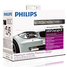    Philips 8 LED Daytime Lights 12824WLEDX1